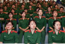 Năm 2023, số lượng chỉ tiêu cho thí sinh nữ vào các trường quân đội rất hạn chế